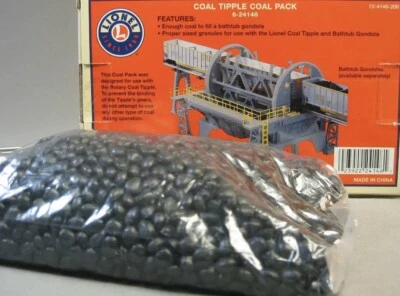 LIONEL COAL TIPPLE PACK scenery dump car tender load hopper 6-24148 Rotary train - Image 1 of 2