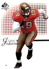 2002 SP Authentic #27 Keyshawn Johnson Tampa Bay Buccaneers
