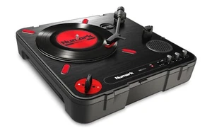 Numark PT01 Kratzbarer tragbarer Plattenspieler mit DJ Kratzschalter - Store DEMO - Bild 1 von 3