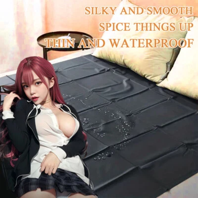 Master-Series-Sex-Bed-Sheet-King-Size-Rubber-Fitted-Waterproof-Couples-Love US *