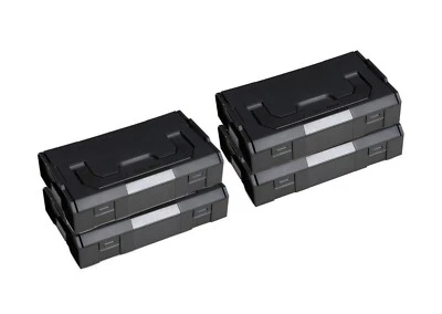 4 Stück SORTIMO Systembox L-BOXX Mini anthrazit Deckel OPAK/schwarz - Bild 1 von 4