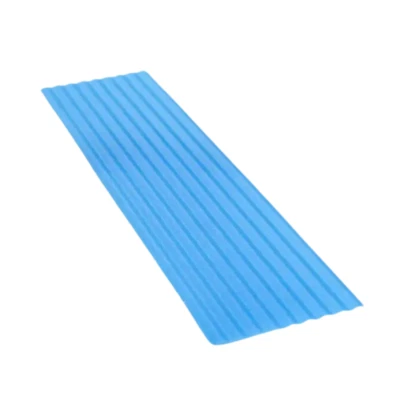 Dolls House Corrugated Roof Panel Siding Blue Decorating Building Component - Image 1 of 4