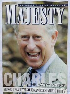 Majesty Magazine Charles The Happy Prince Blues & Royals Romanovs November 2006 - Picture 1 of 4
