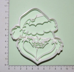 The Grinch inspirierter Keks-/Fondantausstecher 3D-gedruckt - Bild 1 von 2