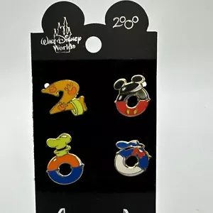 Disney Disneyland 2000 Millennium Numbers Pin Mickey Goofy Donald Pluto - Picture 1 of 3