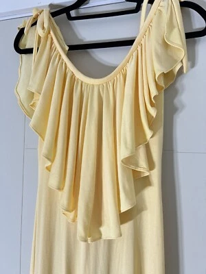 Sexy Vestido Amarillo Vintage Años 80 Por “Climax By David Howard” 11 Foto 1 de 4