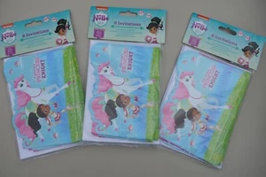 Nella Princess Knight Party invitaions With envelopes Pk size 16 32 or 48 Amscan - Picture 1 of 4