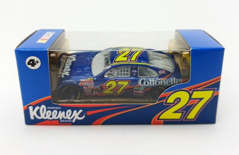 Ward Burton NASCAR #27 Kleenex Cottonelle Ford Fusion 1:64 Diecast 2007 Promo - Image 1 of 4