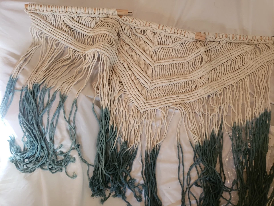 Chic Nest Macramé Wall Hanging. Boho Chic. Statement Piece! Artistic. Hand Craft - Image 1 of 4