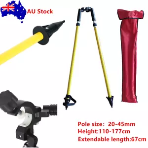 Surveying Prism Pole Bipod for Total Station GPS Trimble Leica Topcon Survey AU - Picture 1 of 15