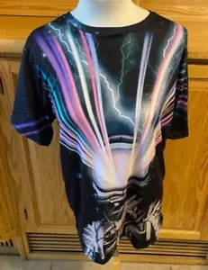 Herren Medium Rundhals Astronaut Kurzarm T-Shirt Freizeit Modern Mode - Bild 1 von 8