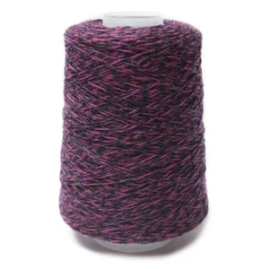 200 g ROSA / DUNKELGRAU MIX 2/11 NM LAMMWOLLE GARN 190/344  - Bild 1 von 2