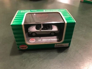 MODEL POWER MINIS 19272 2003/2004 FORD THUNDERBIRD SILVER - 1/87 - Foto 1 di 1