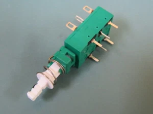 C & K 101-0101-004 Qty of 5 per Lot SWITCH P/B DPDT PUSH-PUSH 6A; ALSO C&K 1302 - Picture 1 of 11