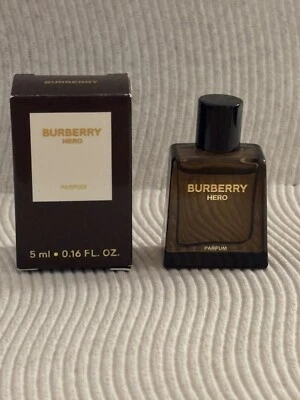 Burberry Hero Perfume Masculino 5ml 0,16 oz Splash Mini Tamanho Viagem - Imagem 1 de 4