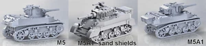 US - M5 Stuart Light Tanks (3) - Picture 1 of 3