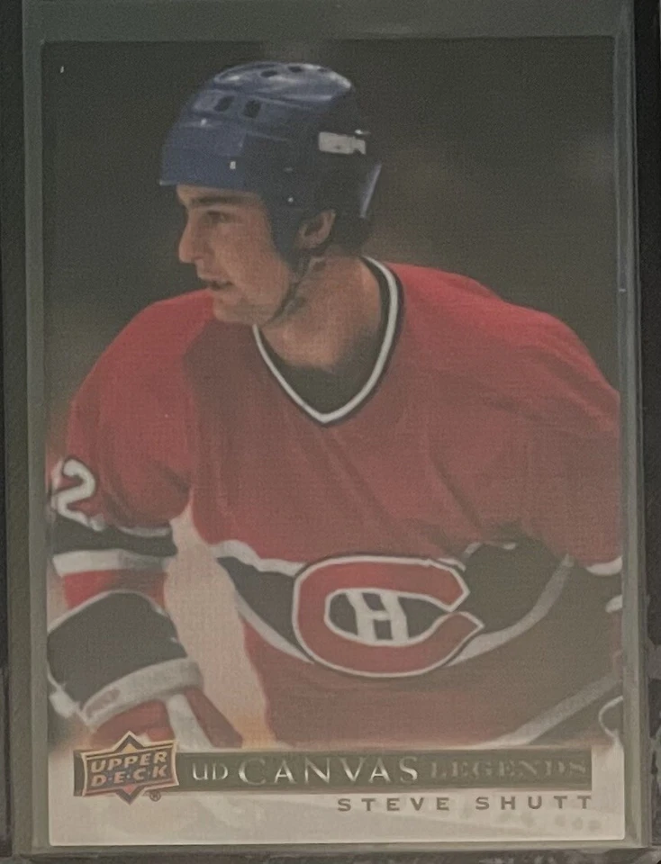 2020-21  Sp Signature Edition STEVE SHUTT LEGENDS UD CANVAS #C-3 MONTREAL - Image 1 of 2