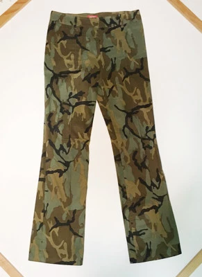 Новый SPRIT армия военного моды камуфляж прямые штанины брюки 100% хлопок женщин 8/9 - Изображение 1 из 4