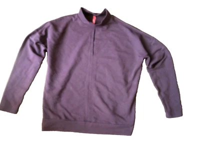 Blusa feminina Smash puple 3/4Sl simulada escolha um pescoço boo poli/algodão tamanho real:M - Imagem 1 de 3