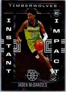 20-21 PANINI ILLUSIONS INSTANT IMPACT JADEN MCDANIELS #1 MINNESOTA TIMBERWOLVES - Picture 1 of 1