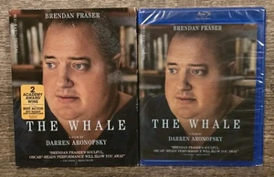 The Whale - Brendan Fraser (Blu ray, 2022) w/Slipcover Sealed! Free Shipping! - Imagen 1 de 2