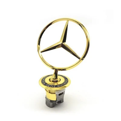Capucha estrella emblema 3D para MERCEDES-BENZ W202 W210 W221 W220 W208 C E S Series Foto 1 de 4