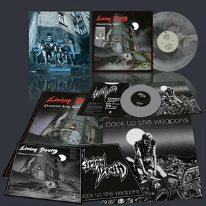 LIVING DEATH - Protected From Reality / Back To The Weapons - Vinyl-LP + 7" - gr - Bild 1 von 3