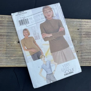 Vogue Sewing Pattern 9904 Long or Short Sleeve Jumper 1993 Size 18-20-22 Uncut - Picture 1 of 8