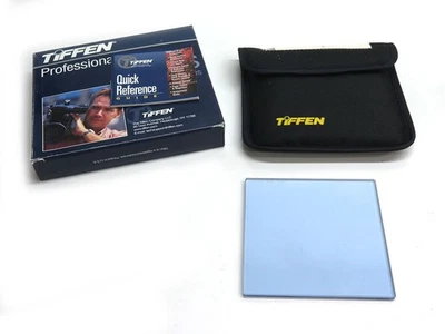 Tiffen 4x4" 82A light balancing lens filter 3000K to 3200K blue color 4482A - Image 1 of 4