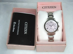 Citizen Wicca Eco-Drive H504-S062829 Analog Quartz Women Wicca Women'S Watch Eco - Picture 1 of 9