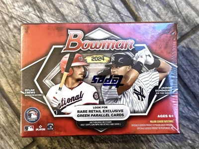 2024 Bowman Béisbol Caja Bláster Sellada Novatos RC 72 TARJETAS JACKSON SKENES JASSON Foto 1 de 4