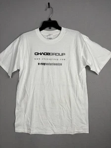 Camisa Anvil Chaos Group Para Hombres M Blanca V-Ray v-rayvolutionize Promo Camiseta Gráfica - Imagen 1 de 12