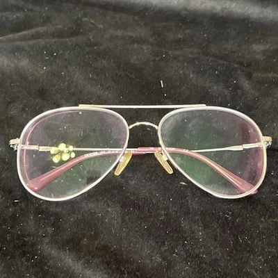 Gafas de sol Calvin Klein Aviator plateadas/lavanda CK18105S marcos de escritura transparente Foto 1 de 4