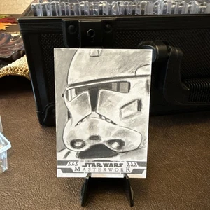 Topps 2024 Masterwork Clone Trooper Sketch By Karl Jones - Picture 1 of 2