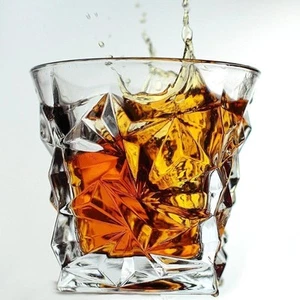 Diamond Whiskey Glasses, set of 4 - Picture 1 of 5