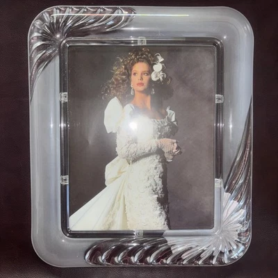 Marco de fotos Mikasa Crystal SA 250/830 Mystique 14 1/4"x12" Alemania Occidental para 8x10 Foto 1 de 2