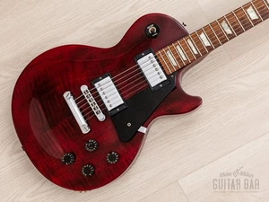 2002 Gibson Les Paul Studio Plus Flame Top Wine Red w/ Case & Tags, Yamano - Picture 1 of 22