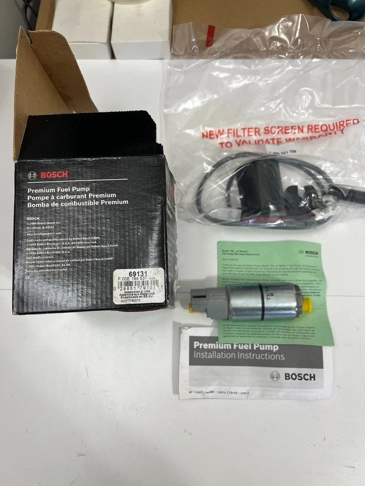 Electric Fuel Pump Bosch 69131 for Ford Mercury Linclon Mazda Foto 1 de 4