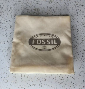 Auténtica bolsa antipolvo marfil fósil 17,5” x 18” cubierta de almacenamiento cordón - Imagen 1 de 2