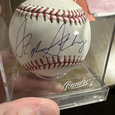 Stephen Strasburg Autographed OML Baseball Nationals JSA COA - Image 1 of 2