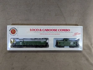 Bachmann Loco & Caboose Burlington 3101 Lok 11445 Caboose AB41061403 - Bild 1 von 22