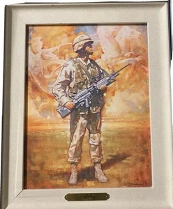 Ron DiCianni CHARIOTS OF FIRE 12x9" Leinwand Giclée Kunstdruck Militär 2 Könige 616 - Bild 1 von 4