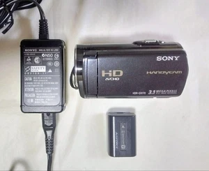 Sony HDR-CX170 Handycam 25x Zoom Camcorder HD Video Camera Black Japanese Tested - Picture 1 of 12