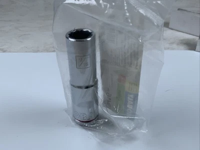 KOBALT 337751,  9/16in.  1/2 Drive Deep 12pt SAE Socket-Red Stripe-Store Pkging - Image 1 of 4