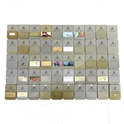 Sony Playstation 1 Official Memory Card SCPH-1020 50 Lot No Tested HK24852578 - Image 1 of 4