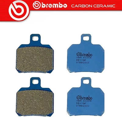 Plaquettes Brembo Carbone Ceramic Avant Pour Piaggio X9 180 Amalfi 2001>2002 - Photo 1/4