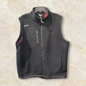 Zero Restriction Golf Vest Mens XL Black Full Zip Buffalo Plaid Lined Outdoor - Picture 1 of 3