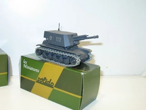 SOLIDO, PZK 35F obusier casemat char allemand militaire - Picture 1 of 5