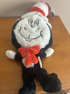 Dr. Seuss El Gato en el Sombrero Figura de Peluche Perro Mascota Juguete Chirrido Nuevo - Imagen 1 de 5
