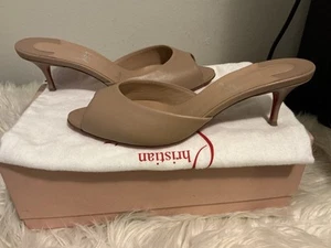 Christian Louboutin kitten heel  sandals EUR Size 38.5 - Picture 1 of 9